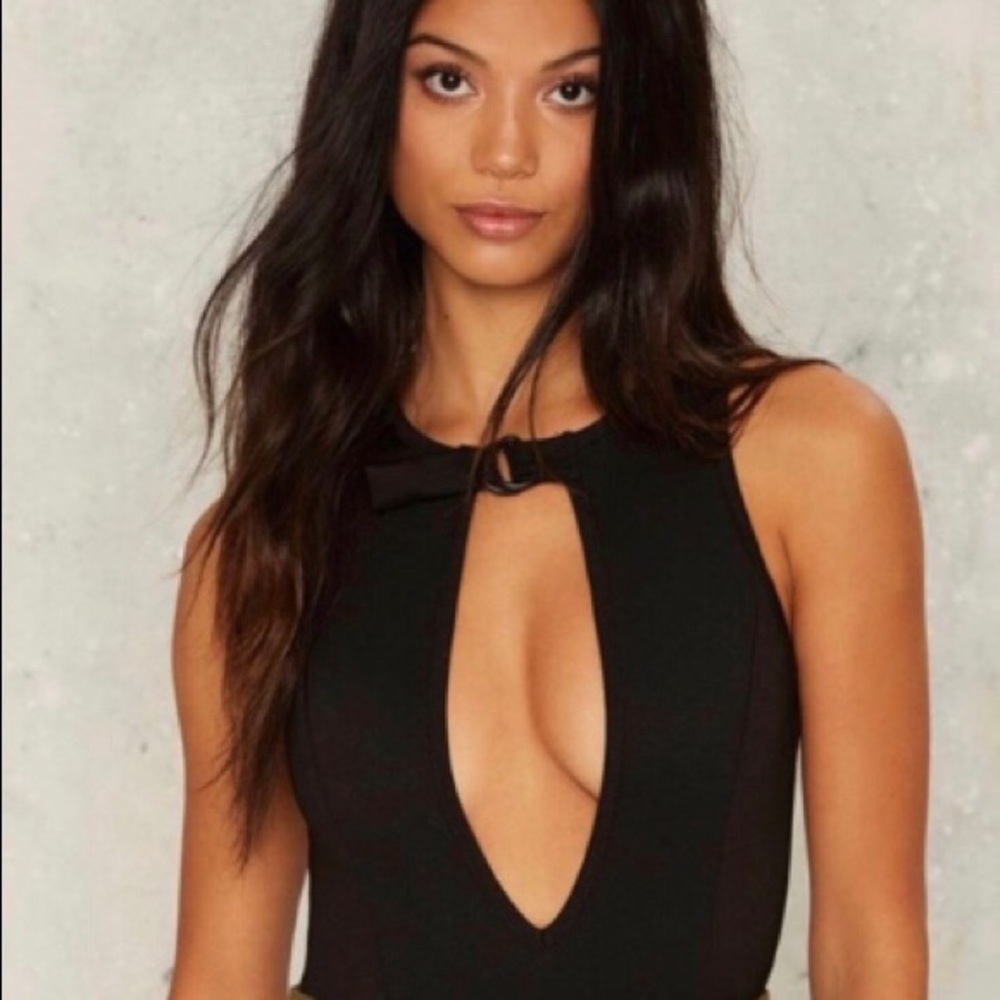 Nasty Gal “Keyhole Wide World” Bodysuit